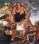 Madonna in Glory with Saints GHIRLANDAIO, Domenico